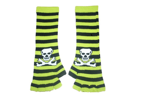 Black and Green Skull Arm Length