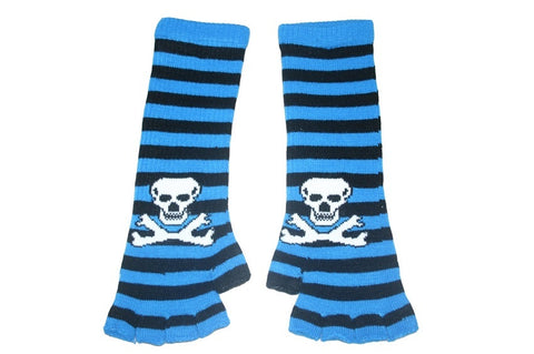 Black and Blue Skull Arm Length