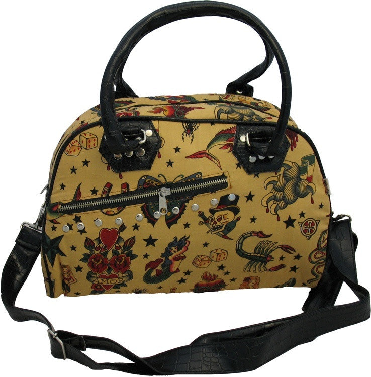 Large Tattoo Motif Bag (Various Colours)