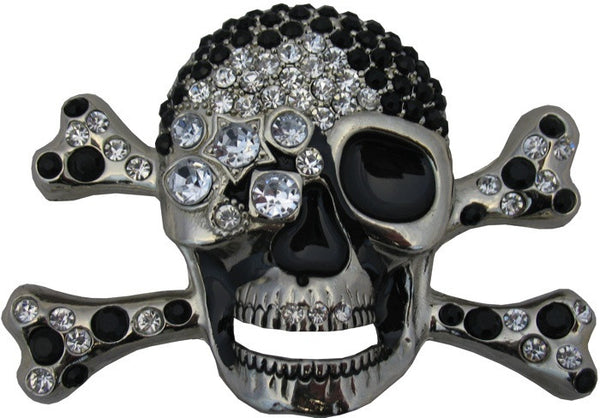 Bejewelled Black Diamond Skull